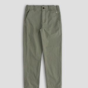 G1 PAPER TWILL STRAIGHT LEG PANT IN ARMY GREEN